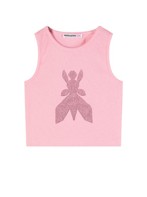 Canotta con logo rosa PATRIZIA PEPE | 7M0977R893